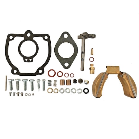 Aic Replacement Parts Carburetor Repair Kit W/ Shaft & Float Fits FARMALL 460 560 606 & 660 Tractor 722439-CARBKIT